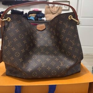 Louis Vuitton Monogram Canvas Shoulder Bag